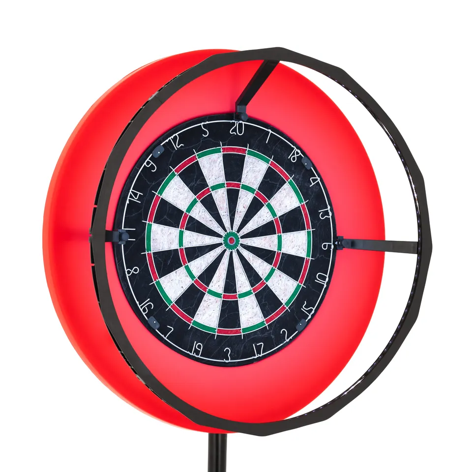 Q-Rax Anello LED Bersaglio Freccette Illuminazione 360° Dimmerabile