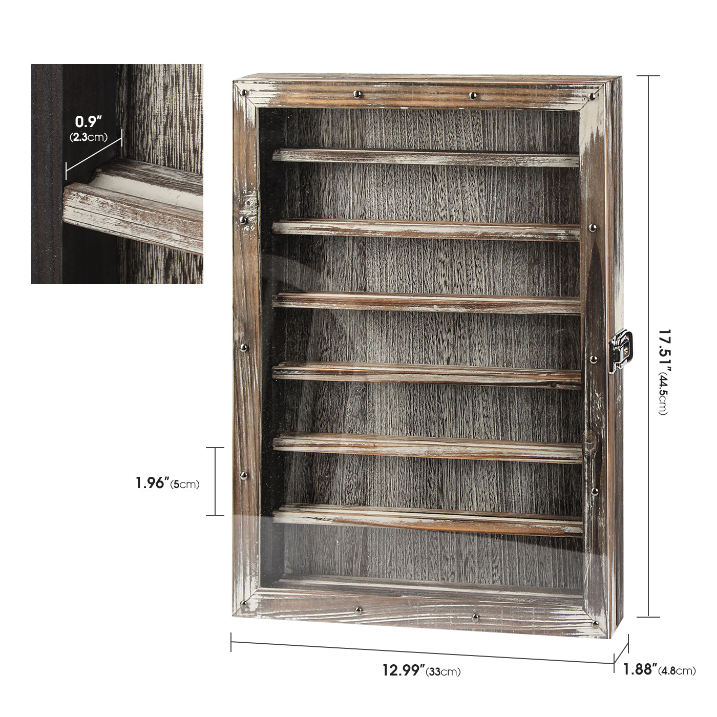 Jackcube Design Display teca monete parete legno 40 posti
