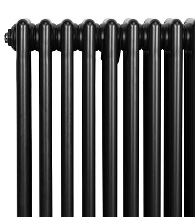 Q-Rax Radiatore Tradizionale 4 Colonne 600x605mm Nero