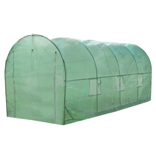 Q-Rax 5x2 m serra tunnel giardino 19 mm con porte