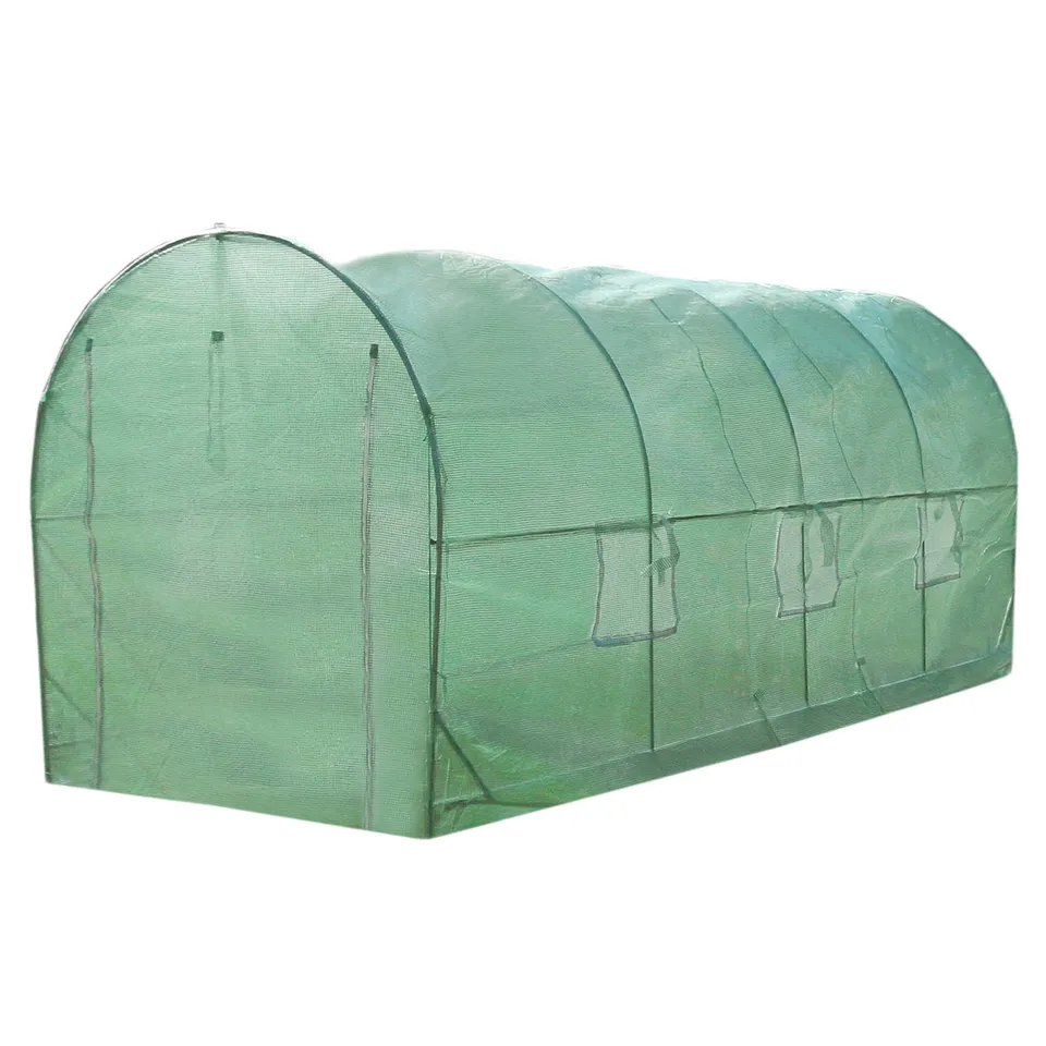 Q-Rax 5x2 m serra tunnel giardino 19 mm con porte