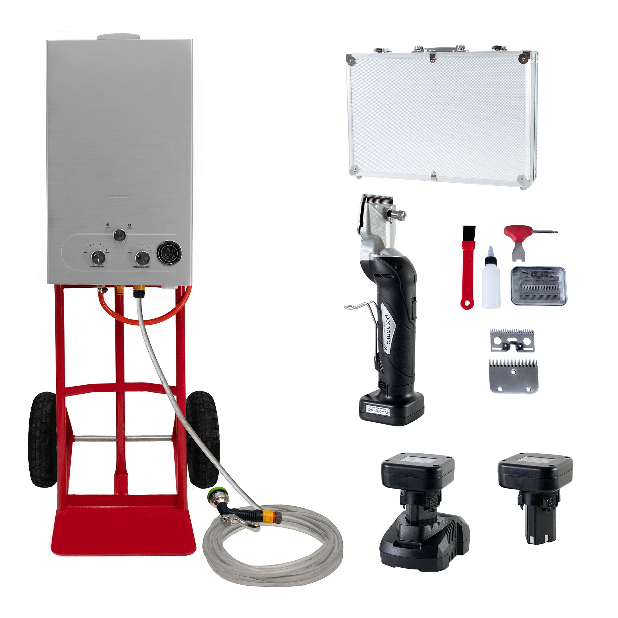 Q-Rax Accessori Casa Doccia Cavalli 18L + Tosatrice 180W Kit