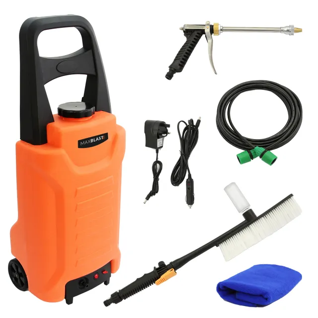 Q-Rax Carrello Lavavetri 30 Litri Pompa 7m