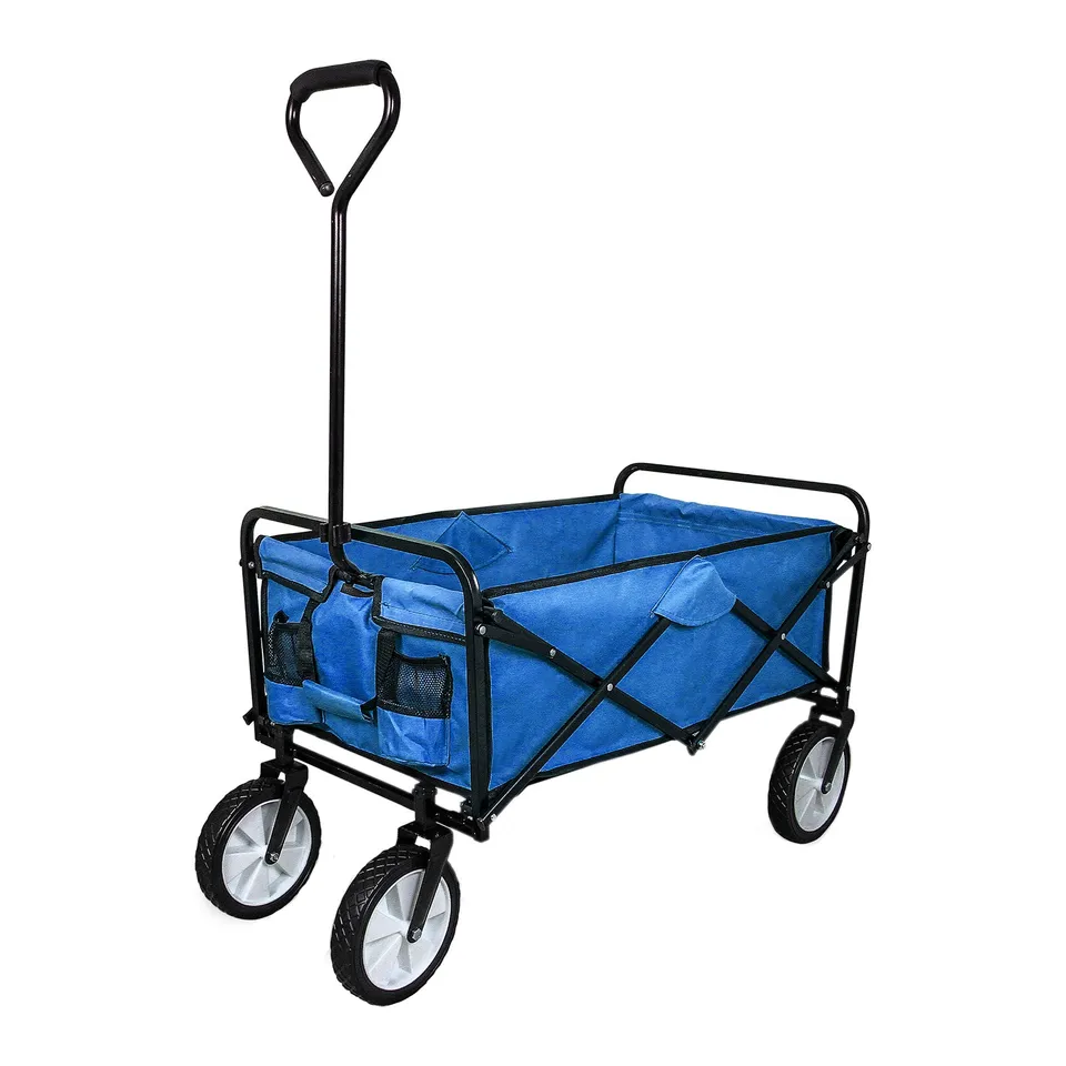 Q-Rax Carrello Pieghevole Fuoristrada 70 kg Acciaio Blu