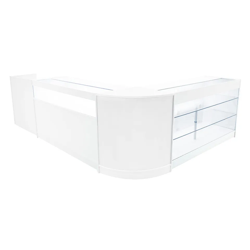 Q-Rax Banconi da Negozio Set Polaris LED Bianco K1500 B1500 TB60 CM60