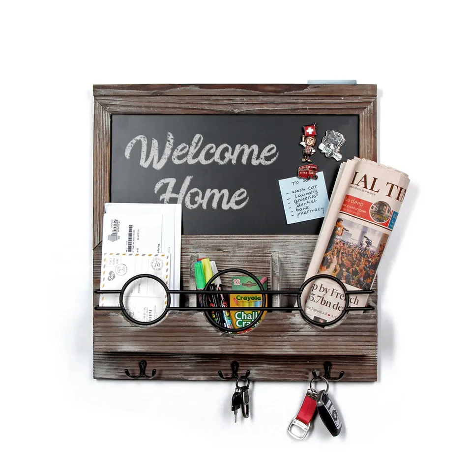 Jackcube Design Entryway portaposta a muro con lavagna e ganci