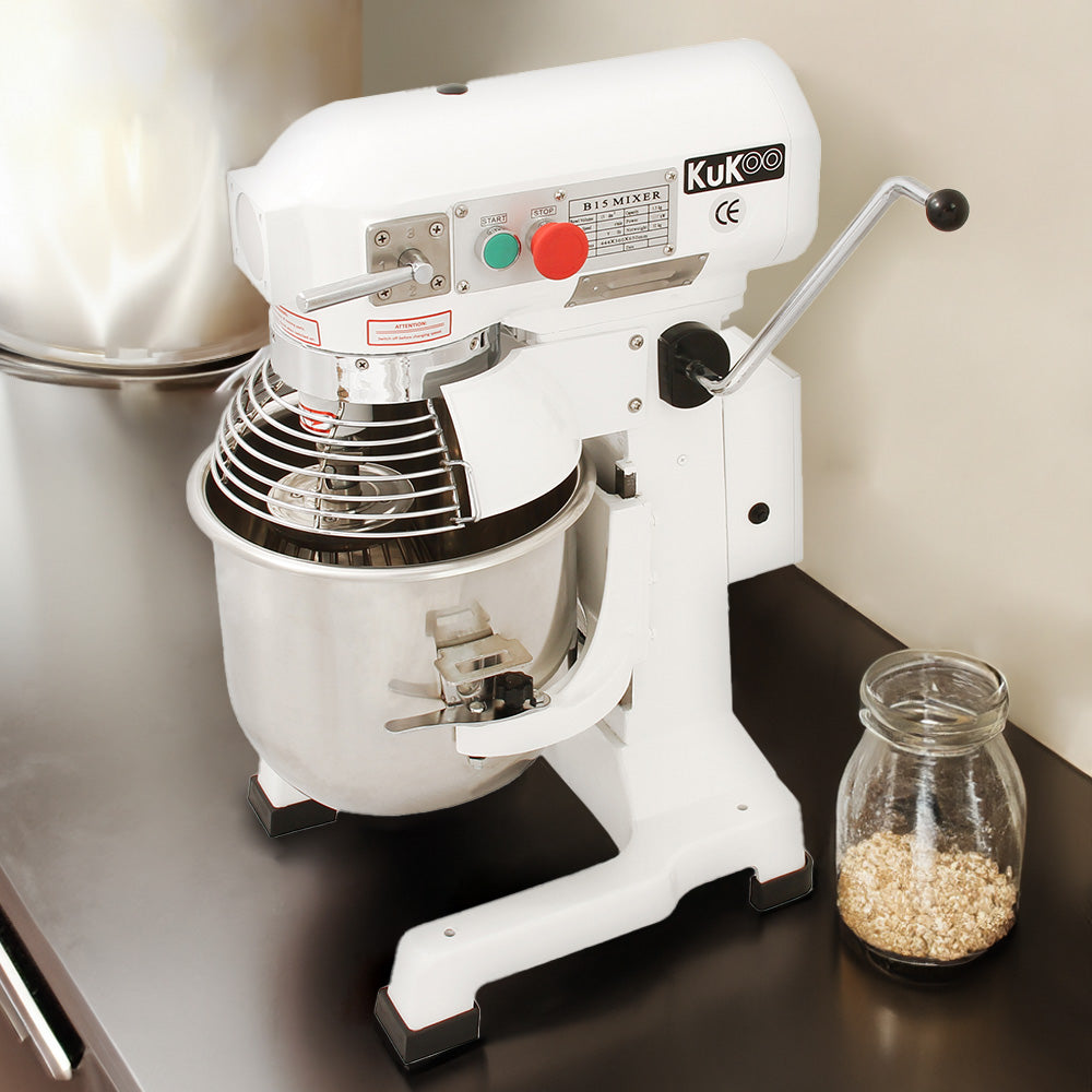 Q-Rax Robot Multifunzione 15 Litri 550W 3 Velocità Inox