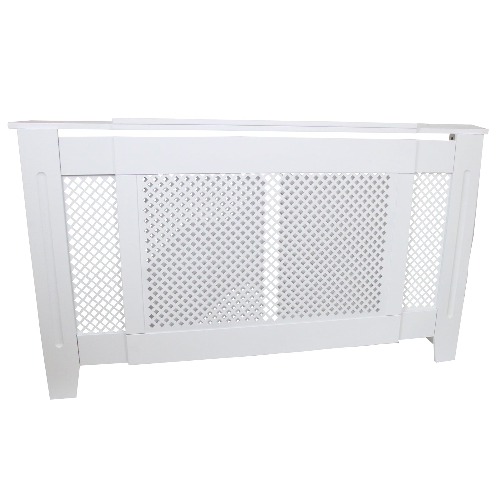 Q-Rax Copritermosifone MDF Bianco 140-192 cm Regolabile