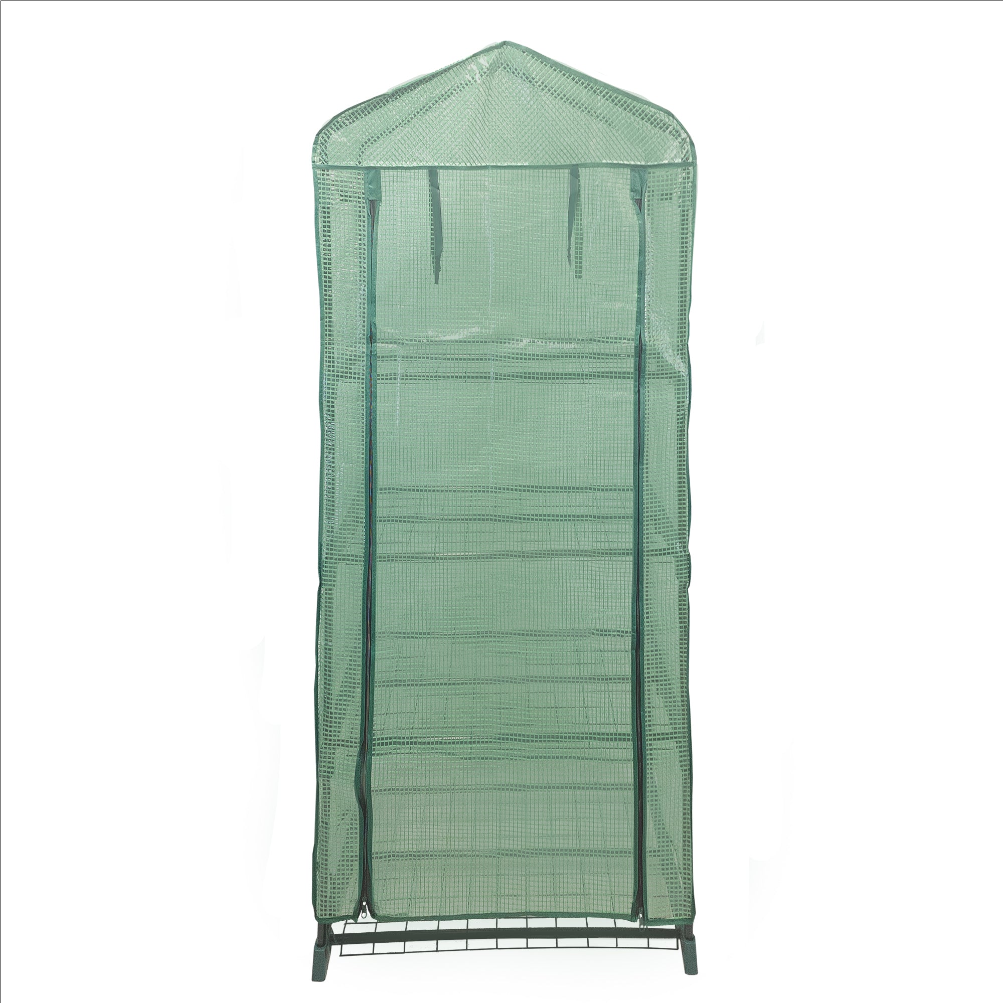 Q-Rax Deposito all'Aperto Mini Serra PE 69x49x162cm 4 Ripiani
