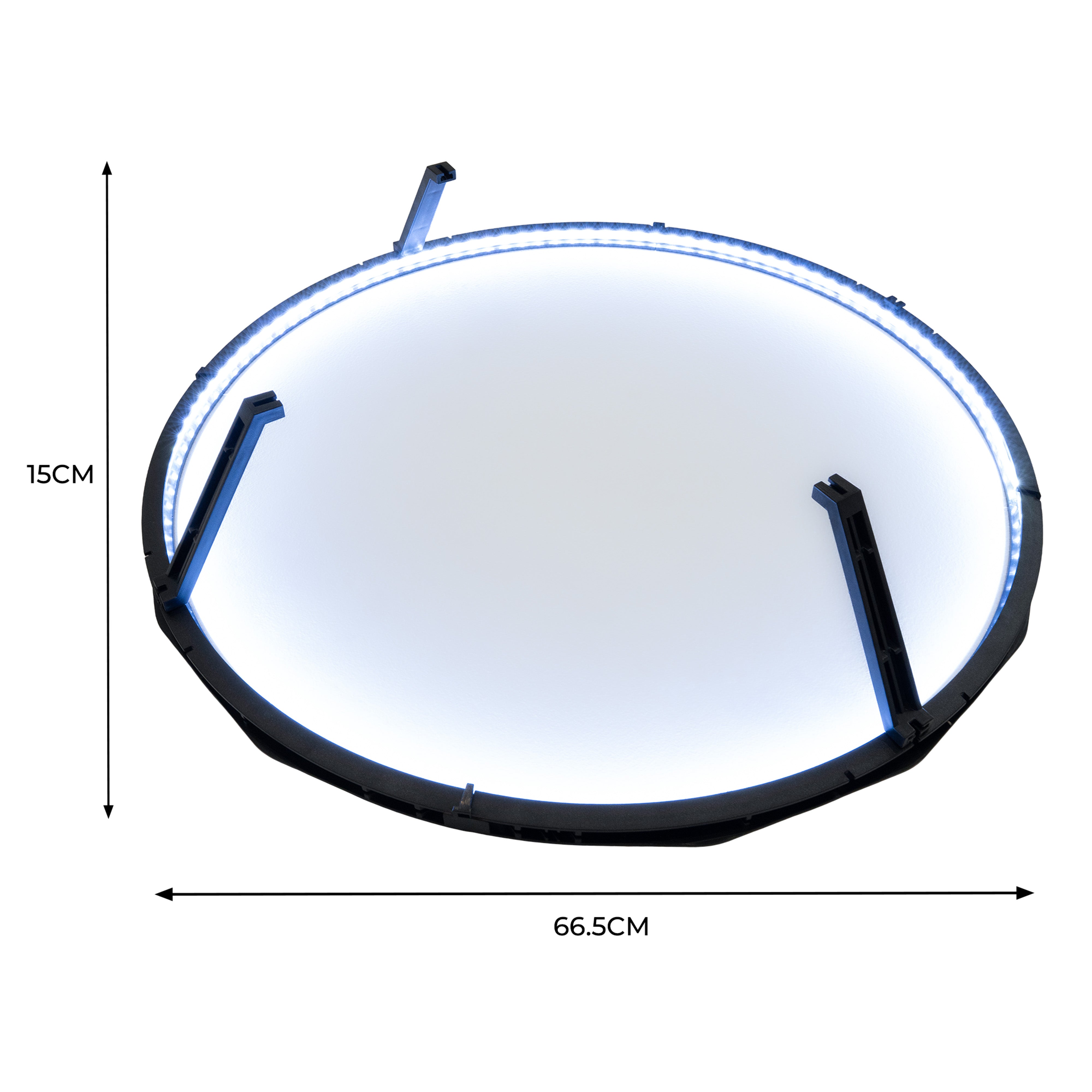 Q-Rax Anello LED Bersaglio Freccette Illuminazione 360° Dimmerabile
