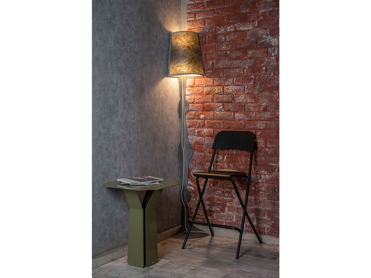 Officinanove Rock Lampada da Terra Pietra Traslucente LED
