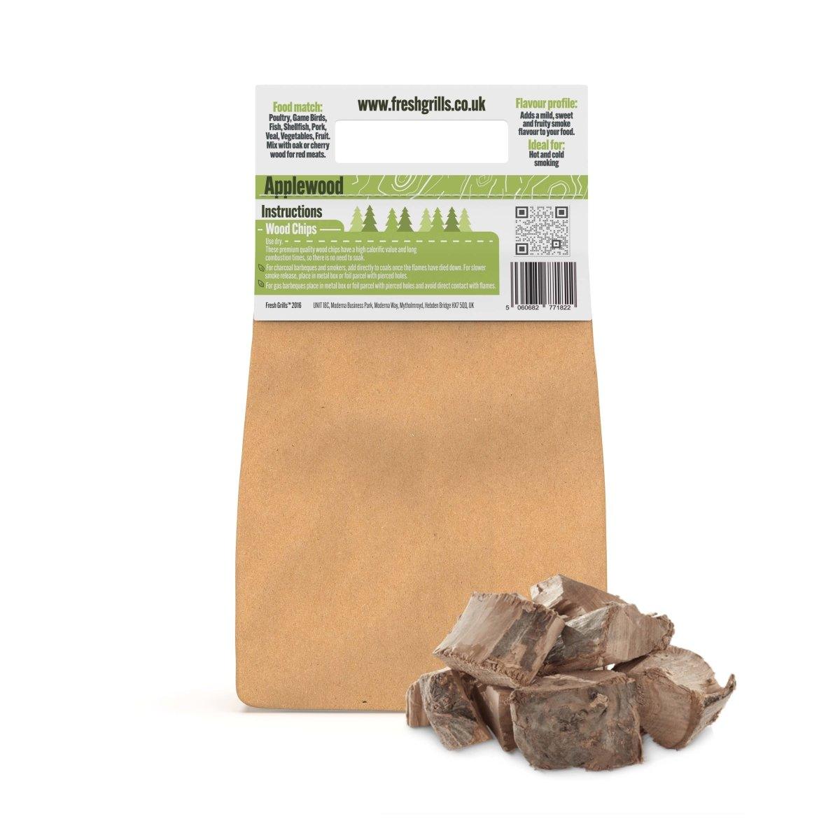 Q-Rax Legna Affumicatura BBQ Mix Chips 500 Confezioni