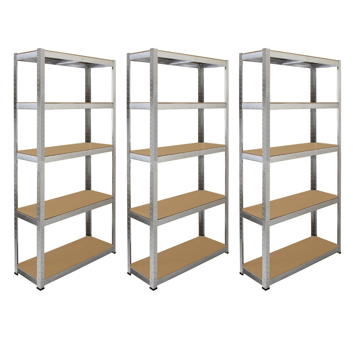 Q-Rax Galwix scaffale garage 90x30 galvanizzato 6 pezzi