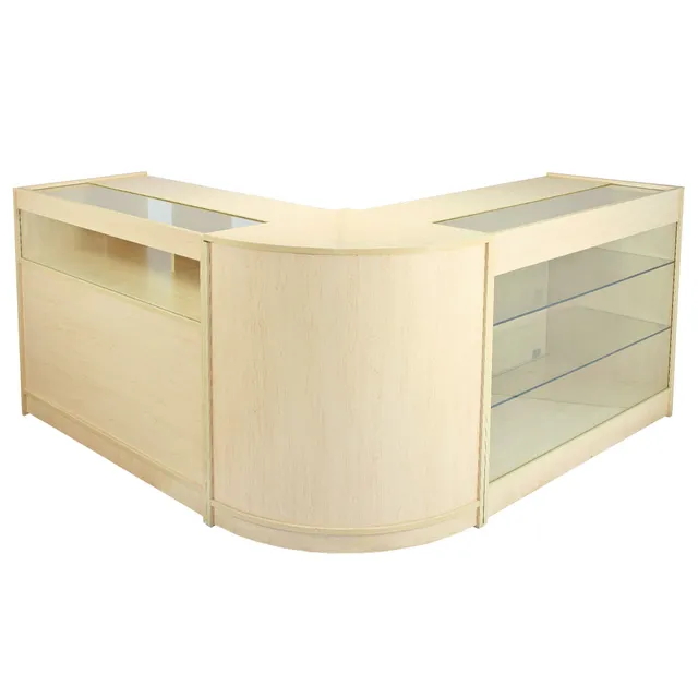Q-Rax Pisces Set 3 Banconi Negozio Acero Laminato