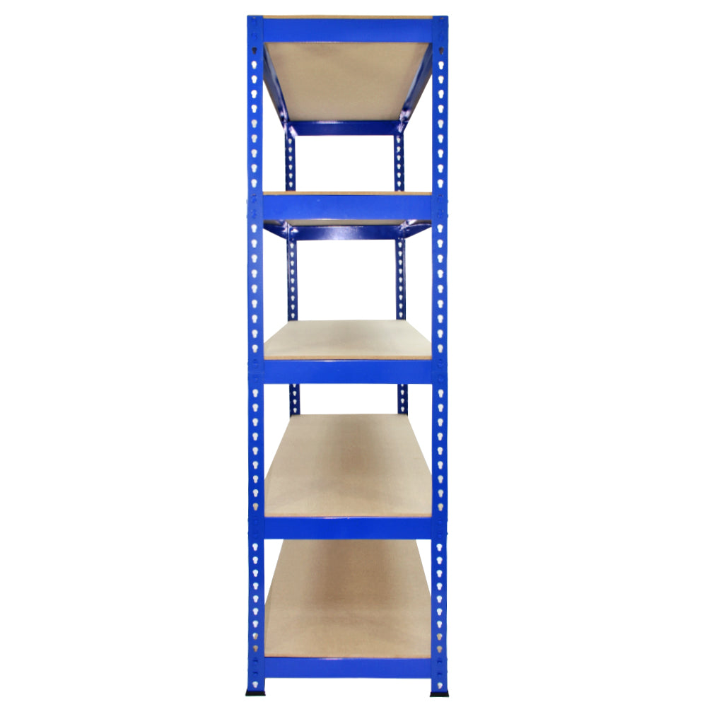 Q-Rax Scaffale Garage Blu 120x50 cm 3 Pezzi Portata 200 kg