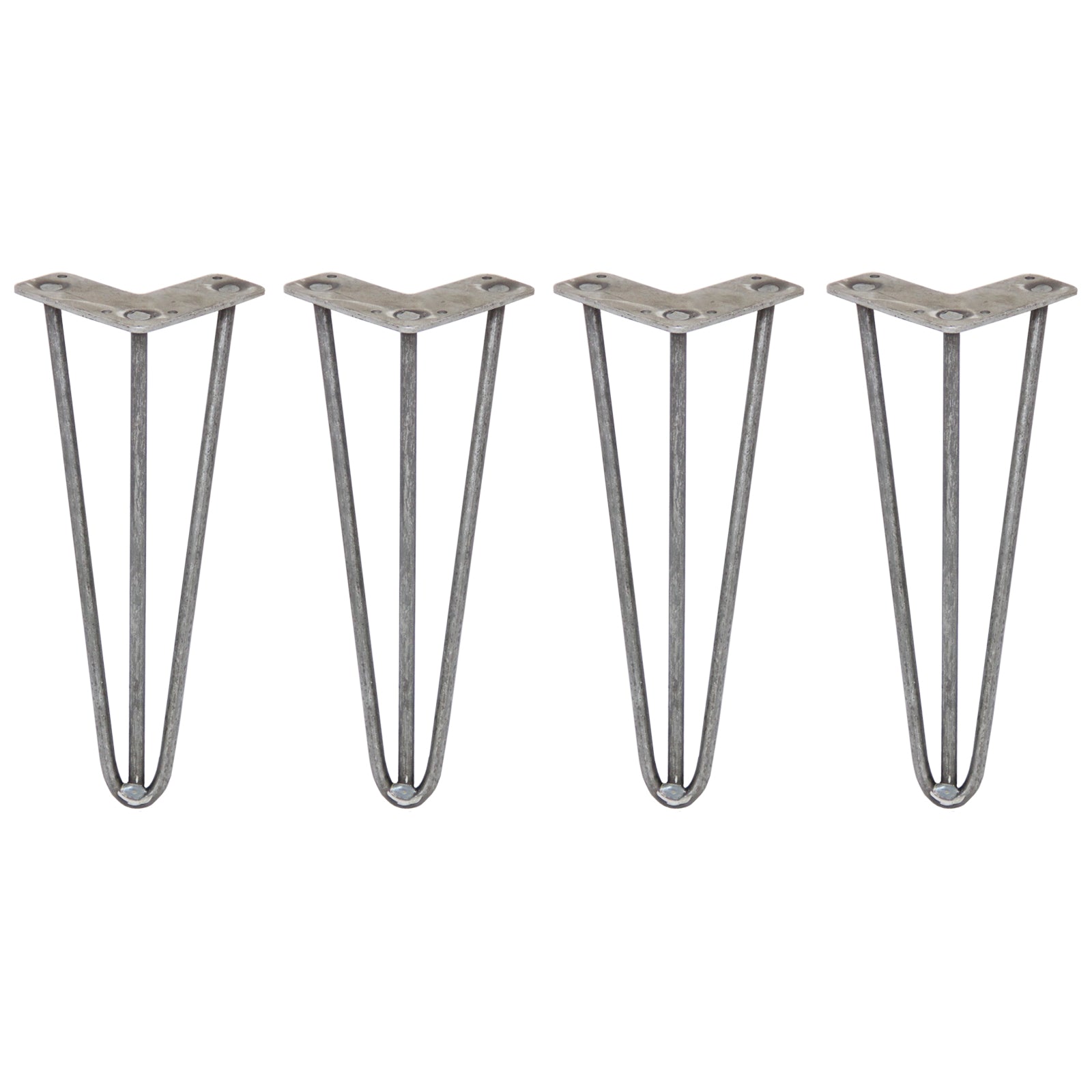 Q-Rax 4 Gambe Tavolo Forcina 30,5cm Acciaio 3 Rebbi