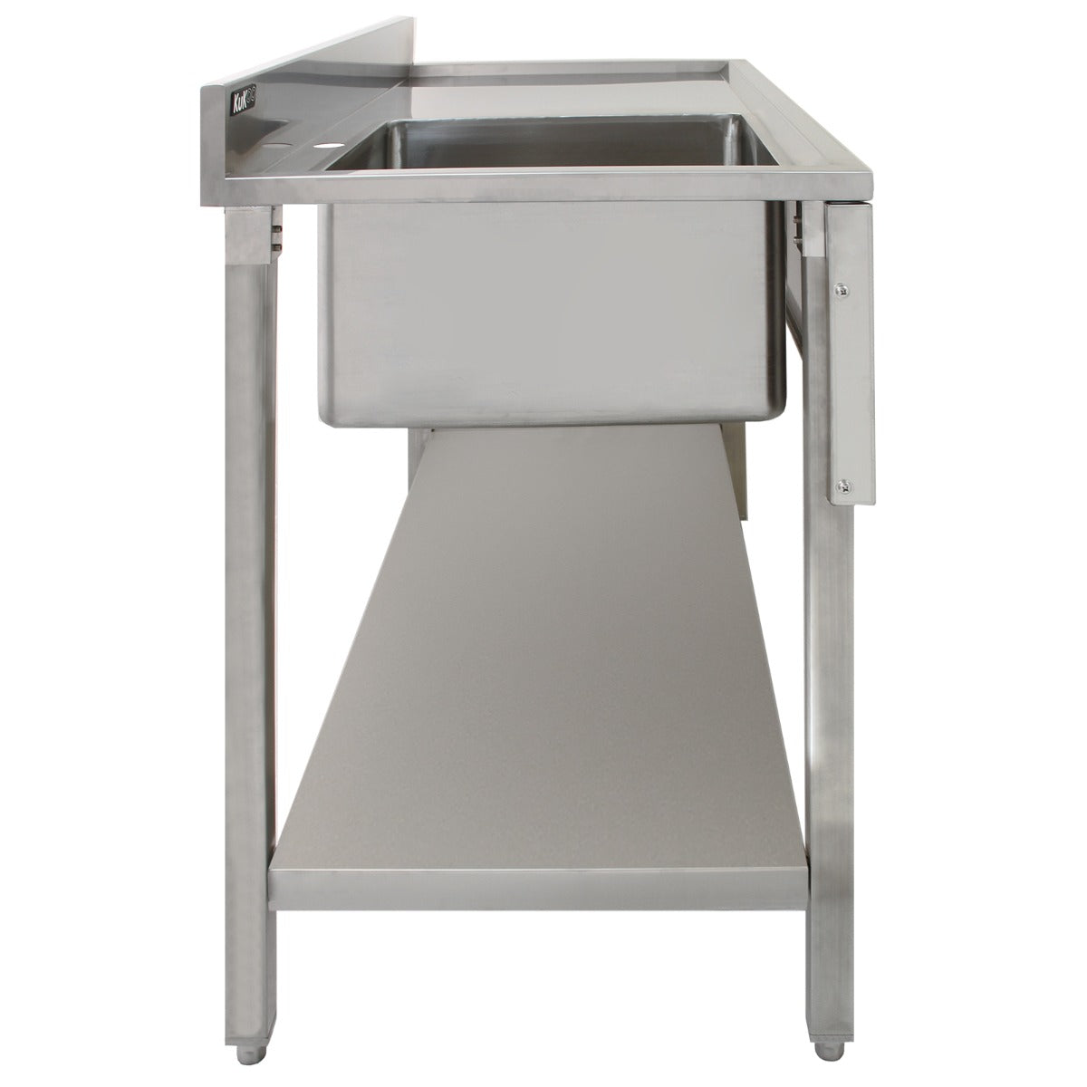 Q-Rax Lavello Cucina Inox Sgocciolatoio Destra 120cm