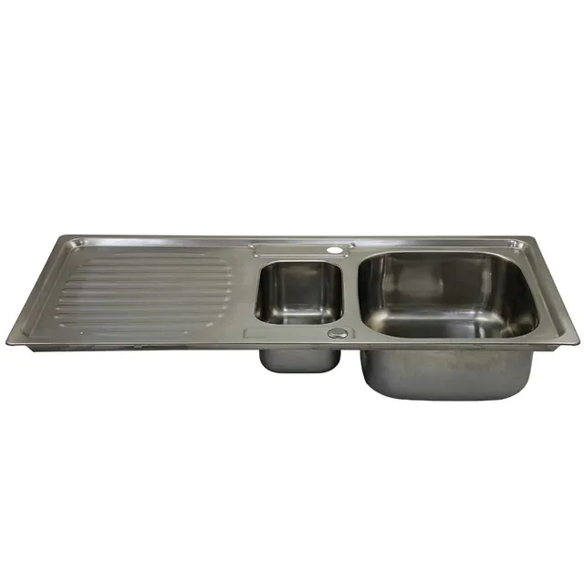 Q-Rax Lavello Cucina Acciaio Inox 1050x500 reversibile
