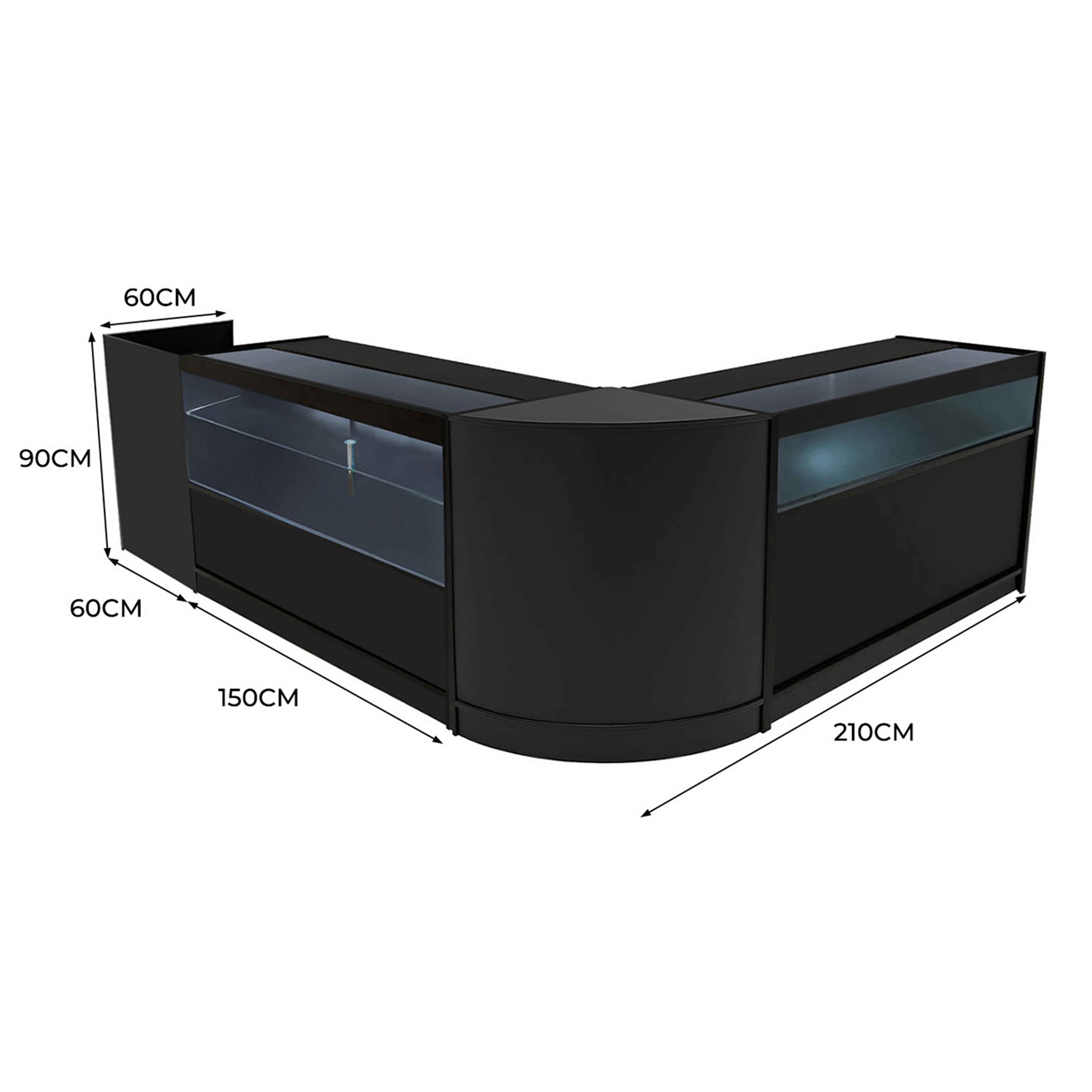 Q-Rax Gravity B1500 C1500 TB60 CM60 banconi nero LED