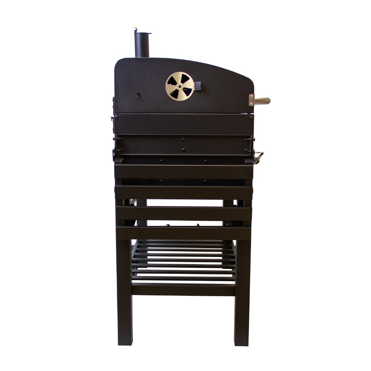 Q-Rax Affumicatore XXL barbecue carbone con coperchio