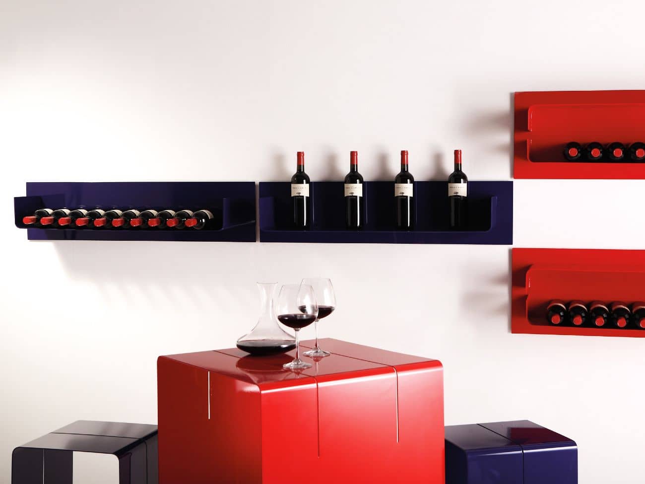 Officinanove Mbox Slim mensola design acciaio 101 cm CD