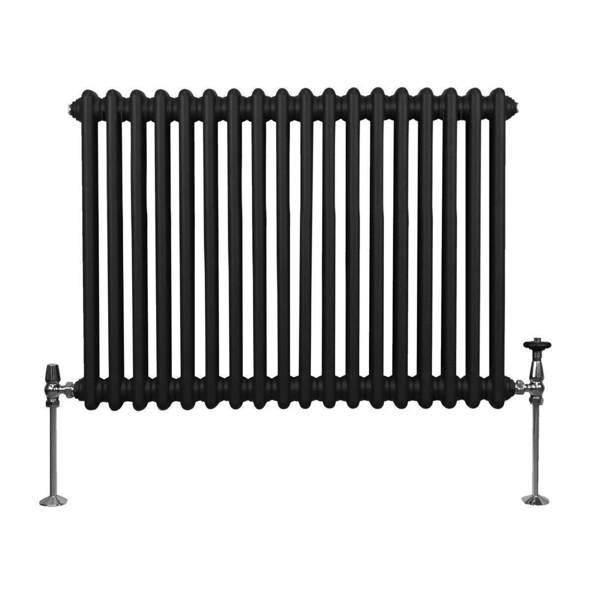 Q-Rax Tradizionali Radiatore 2 Colonne 600x832mm Nero