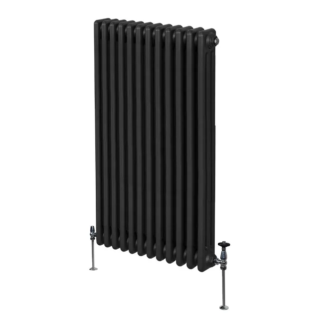 Q-Rax Radiatore 3 Colonne 1500x562 mm Nero Acciaio