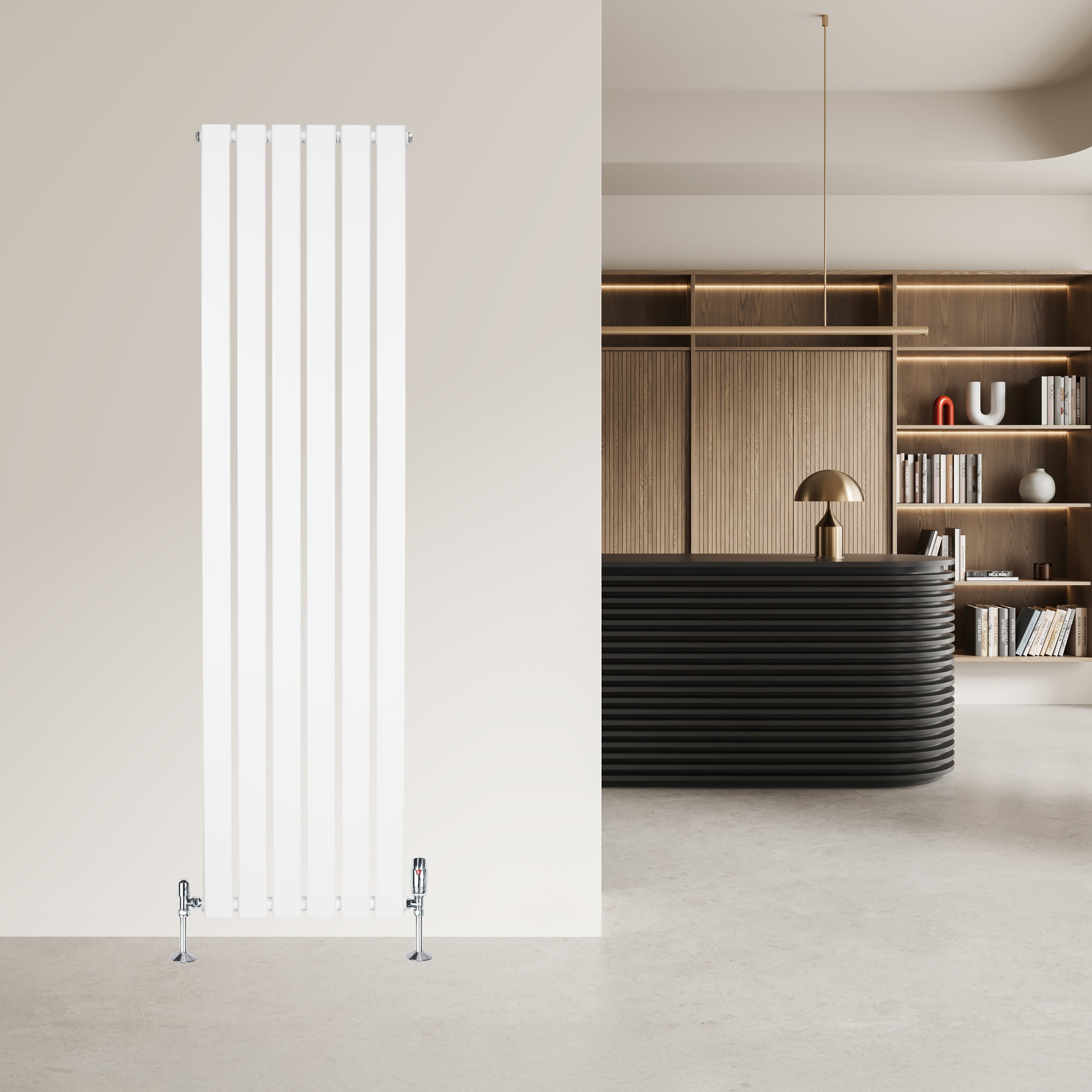 Q-Rax Radiatori Tradizionali Piatto 1600x420 radiatore bianco
