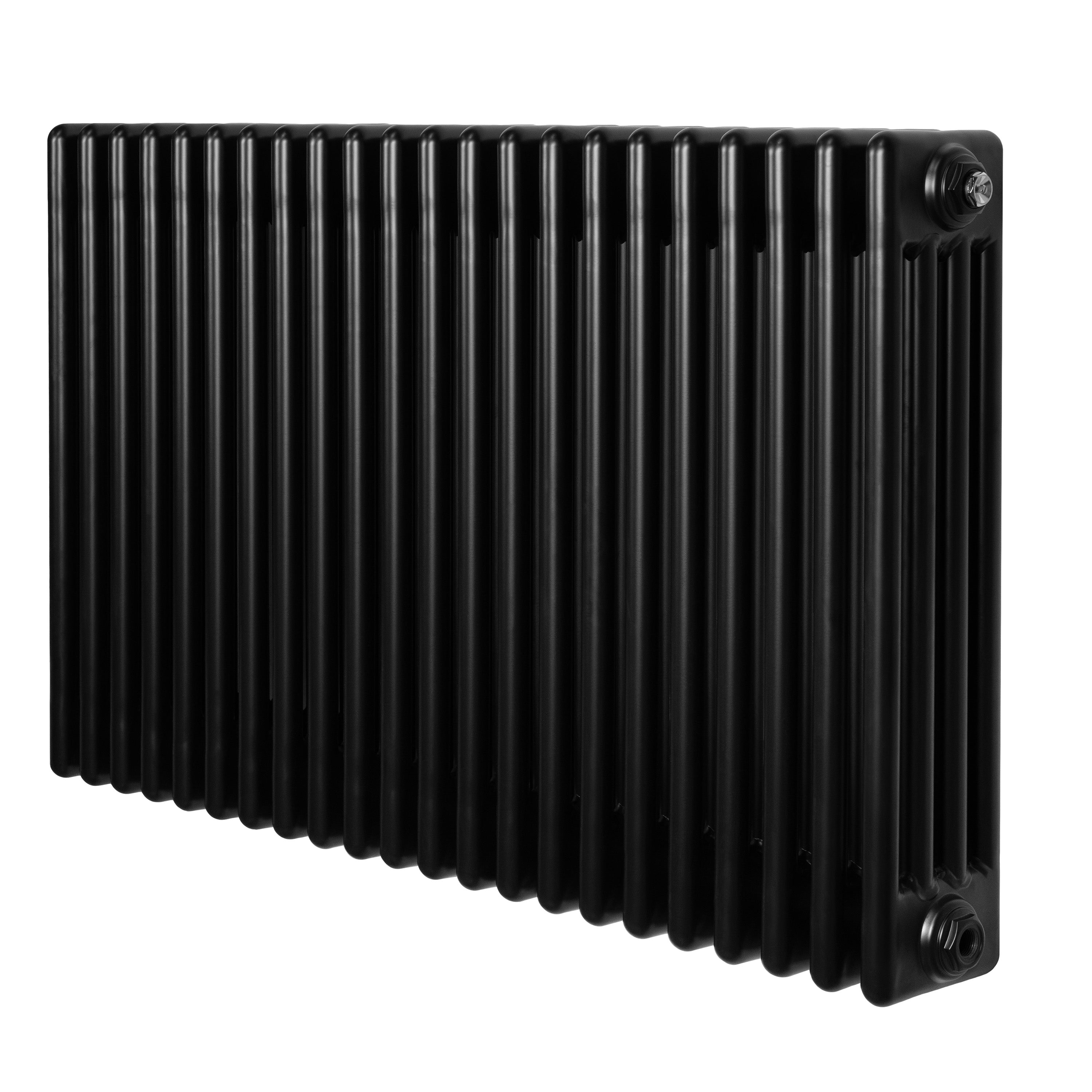 Q-Rax Radiatori Tradizionali 4 Colonne Termosifone 600x1010 Nero
