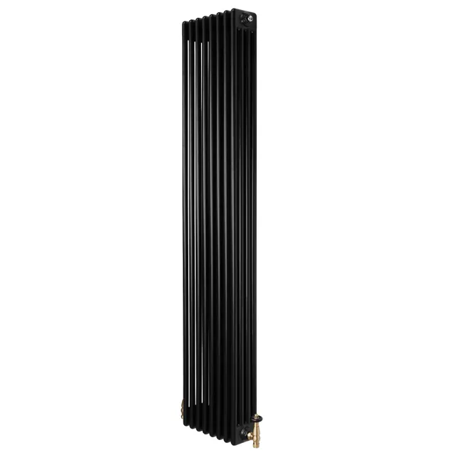 Q-Rax Radiatore Tradizionale 4 Colonne 1800x380 mm Nero