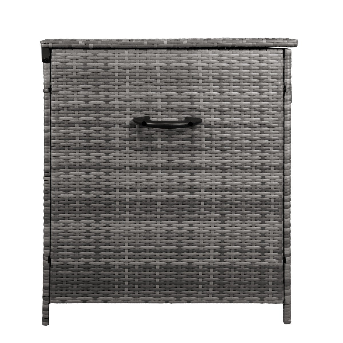 Q-Rax Box Giardino Rattan Grigio 582L Baule Cuscini Esterno