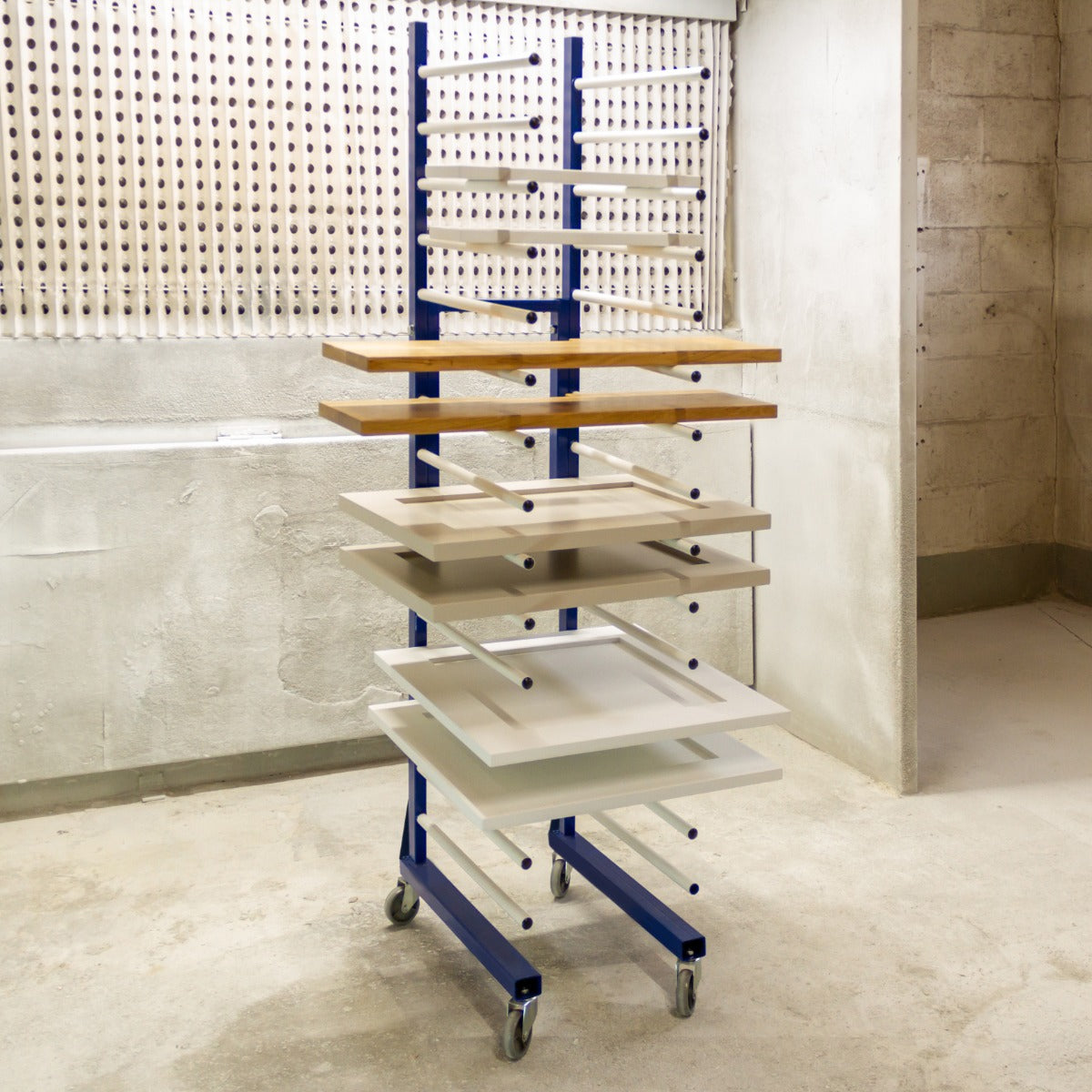 Q-Rax Strumenti Connettore Carrello Asciugatura Vernice Acciaio 2 Vie