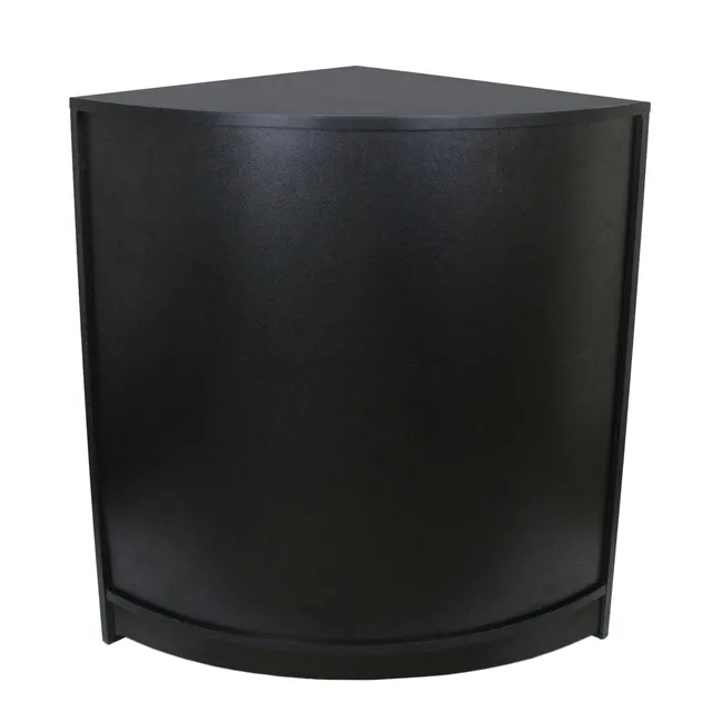Q-Rax Banconi da Negozio CM60 bancone angolare nero 60x60