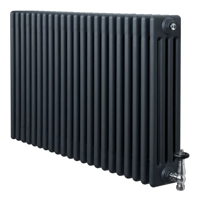 Q-Rax Tradizionali radiatore 4 colonne 600x1010 antracite