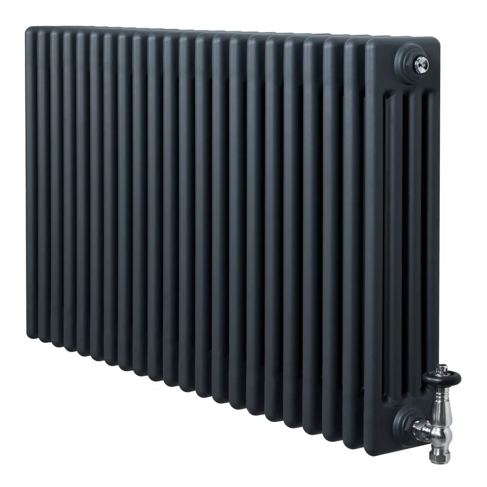 Q-Rax Tradizionali radiatore 4 colonne 600x1010 antracite