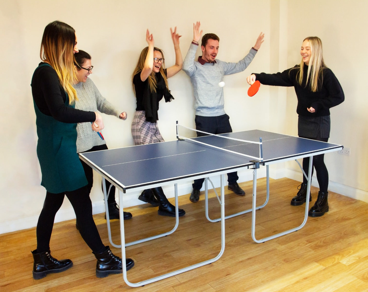 Q-Rax Tavolo Ping Pong Pieghevole Kit MDF 181 cm