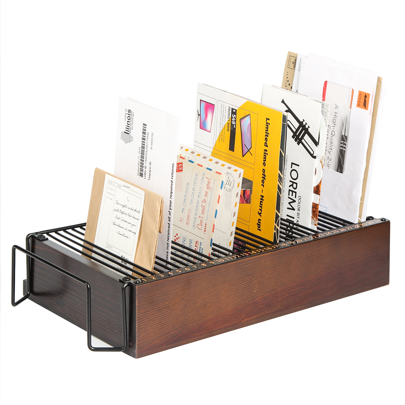 Jackcube Design Home Office Organizer Scrivania 31 Scomparti Legno