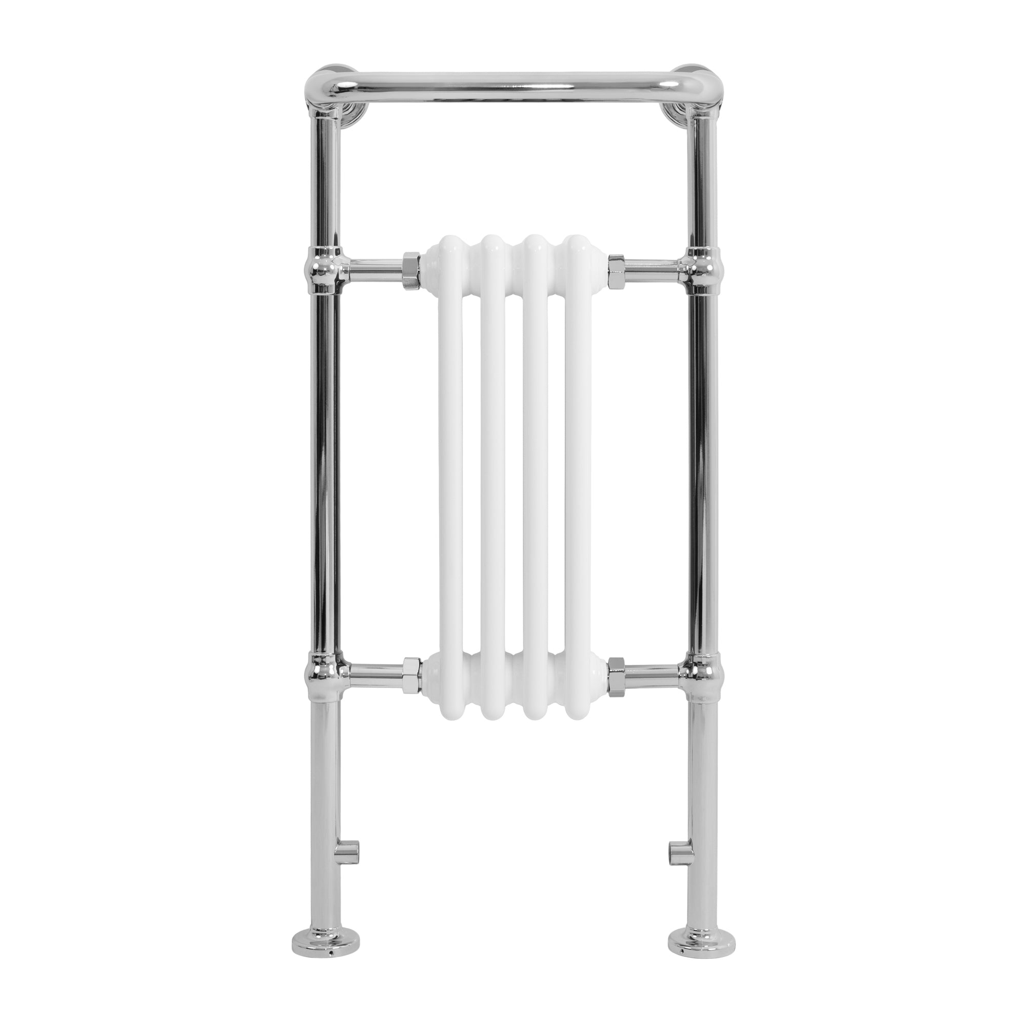Q-Rax Scaldasalviette 950x480 Bianco Termoarredo Barra Cromata