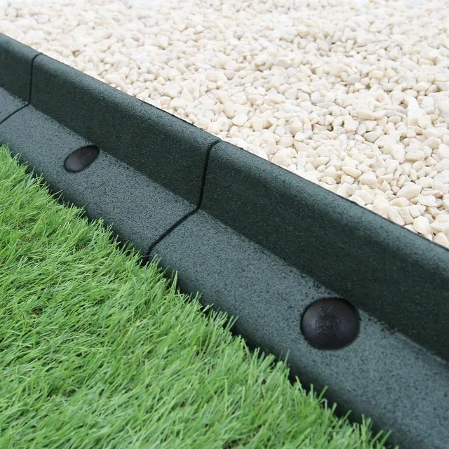 Q-Rax Bordatura Giardino Flessibile 1.2m Verde 6 Pezzi