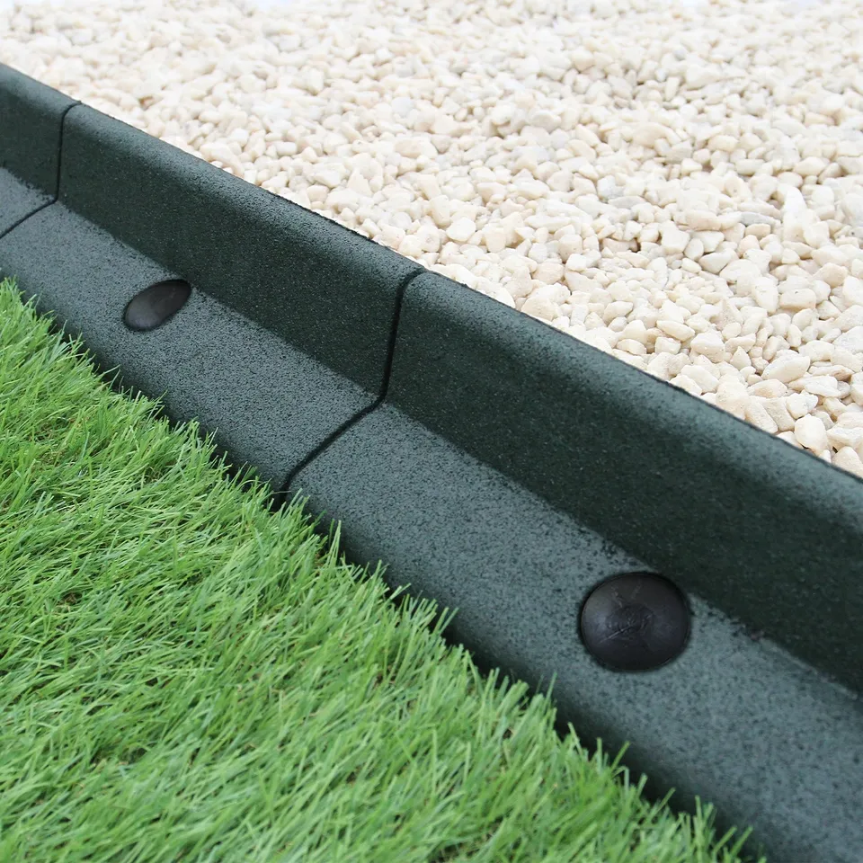 Q-Rax Bordatura Giardino Flessibile 1.2m Verde 6 Pezzi