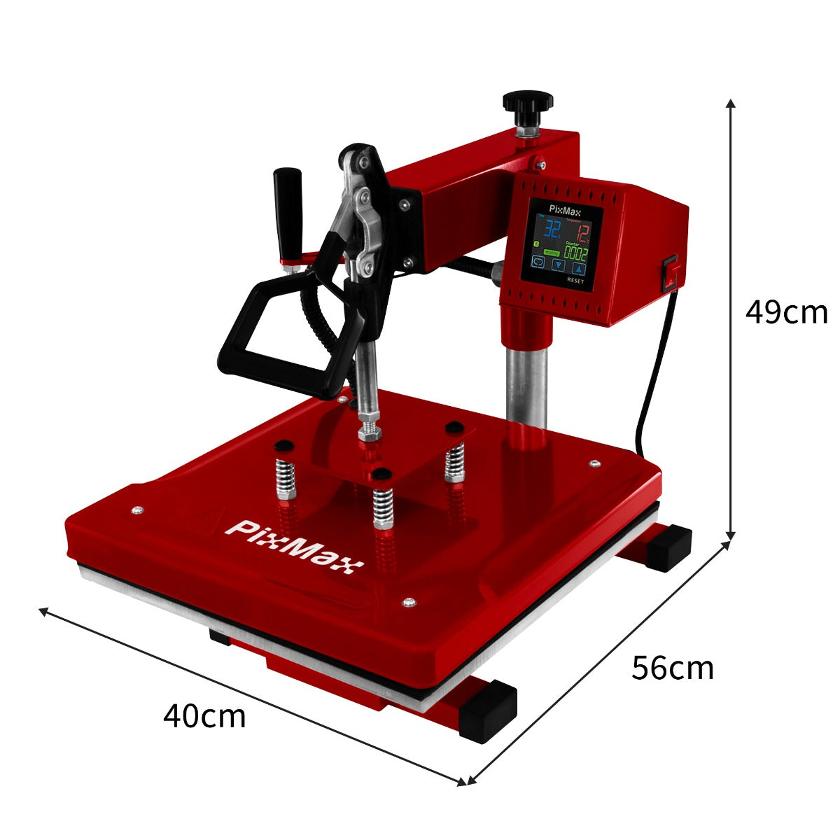 Q-Rax Pressa Termica 38x38cm per Magliette e Sublimazione