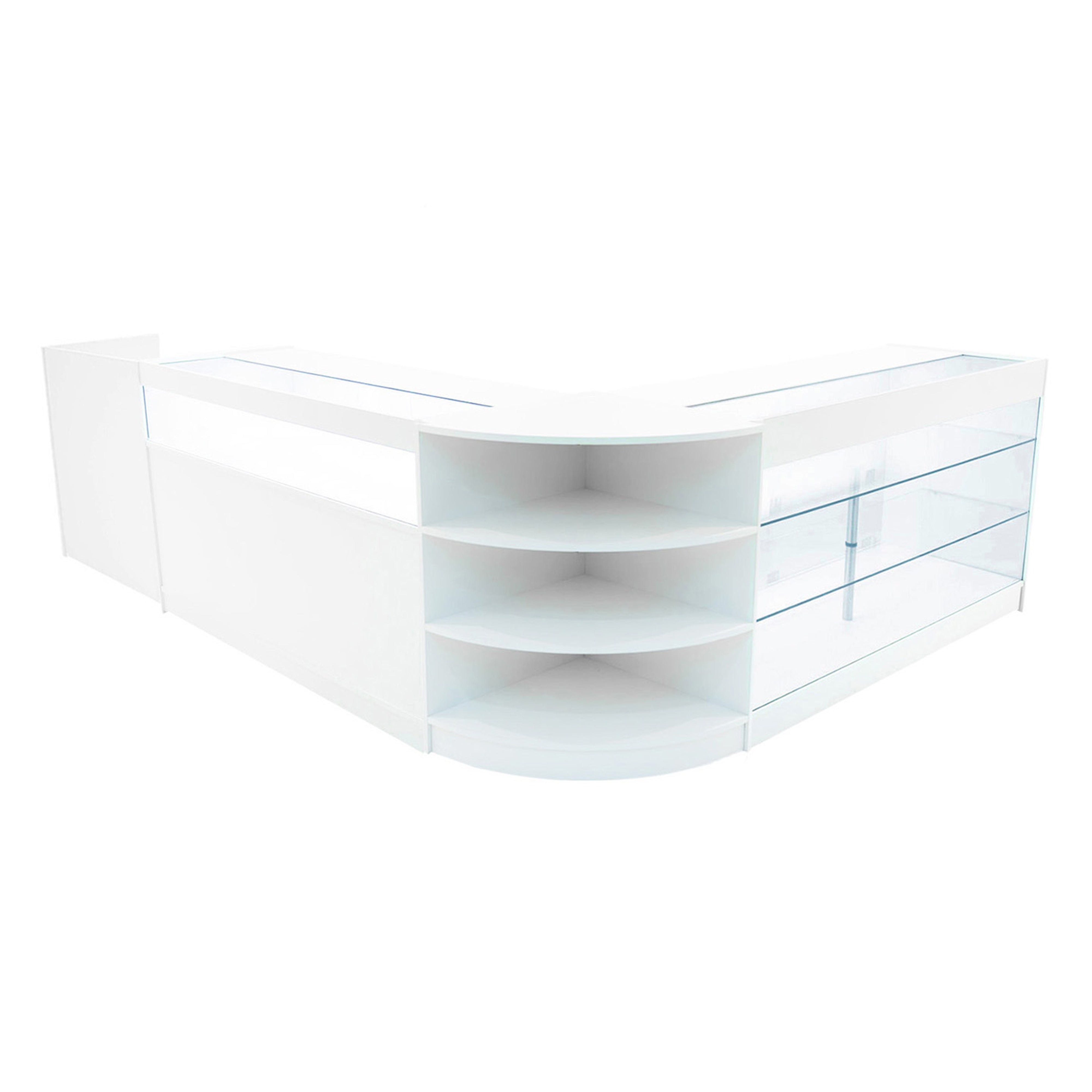 Q-Rax Banconi da Negozio Set Hyperion LED Bianco K1500 B1500