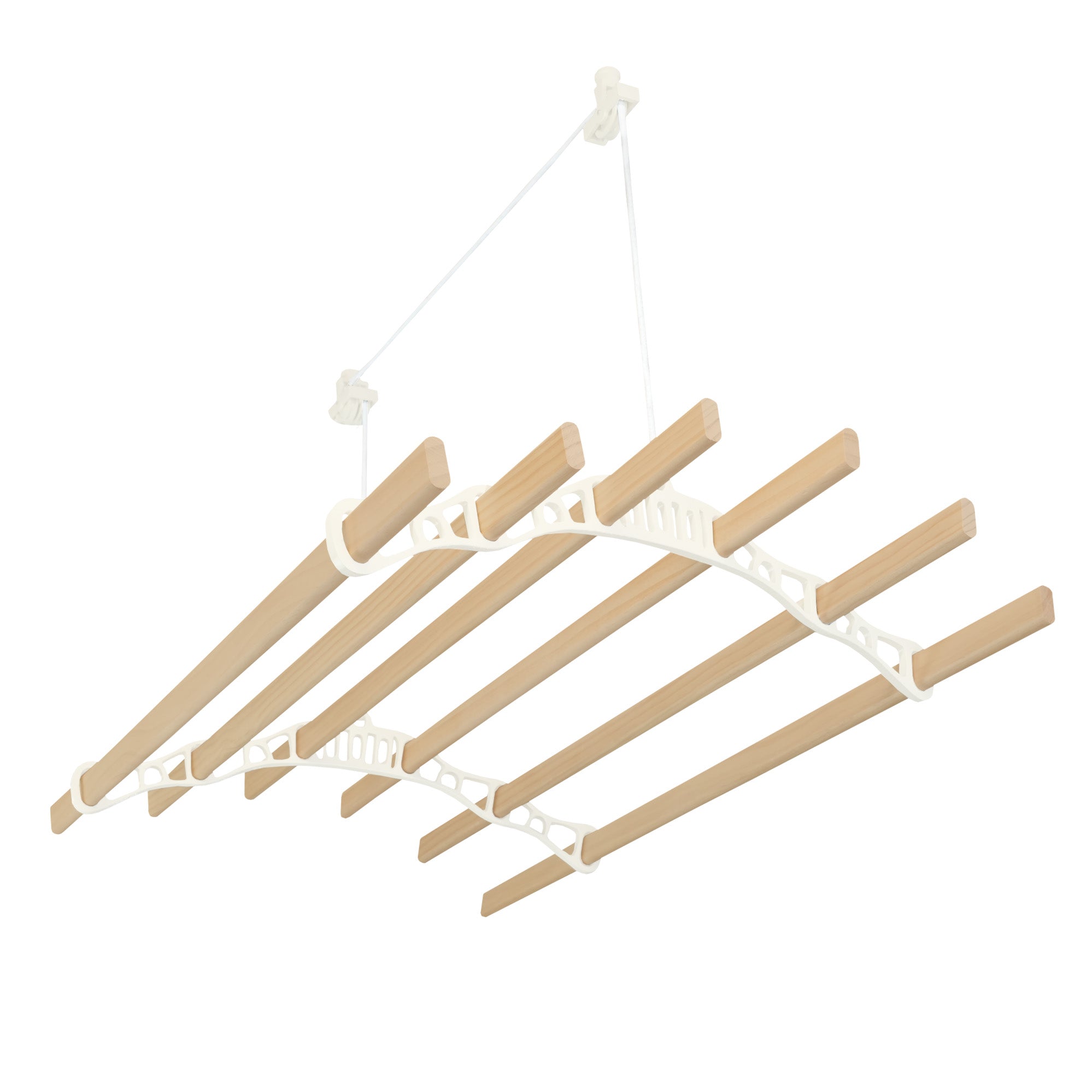 Q-Rax Stendibiancheria Soffitto Puleggia 0,9 m Avorio
