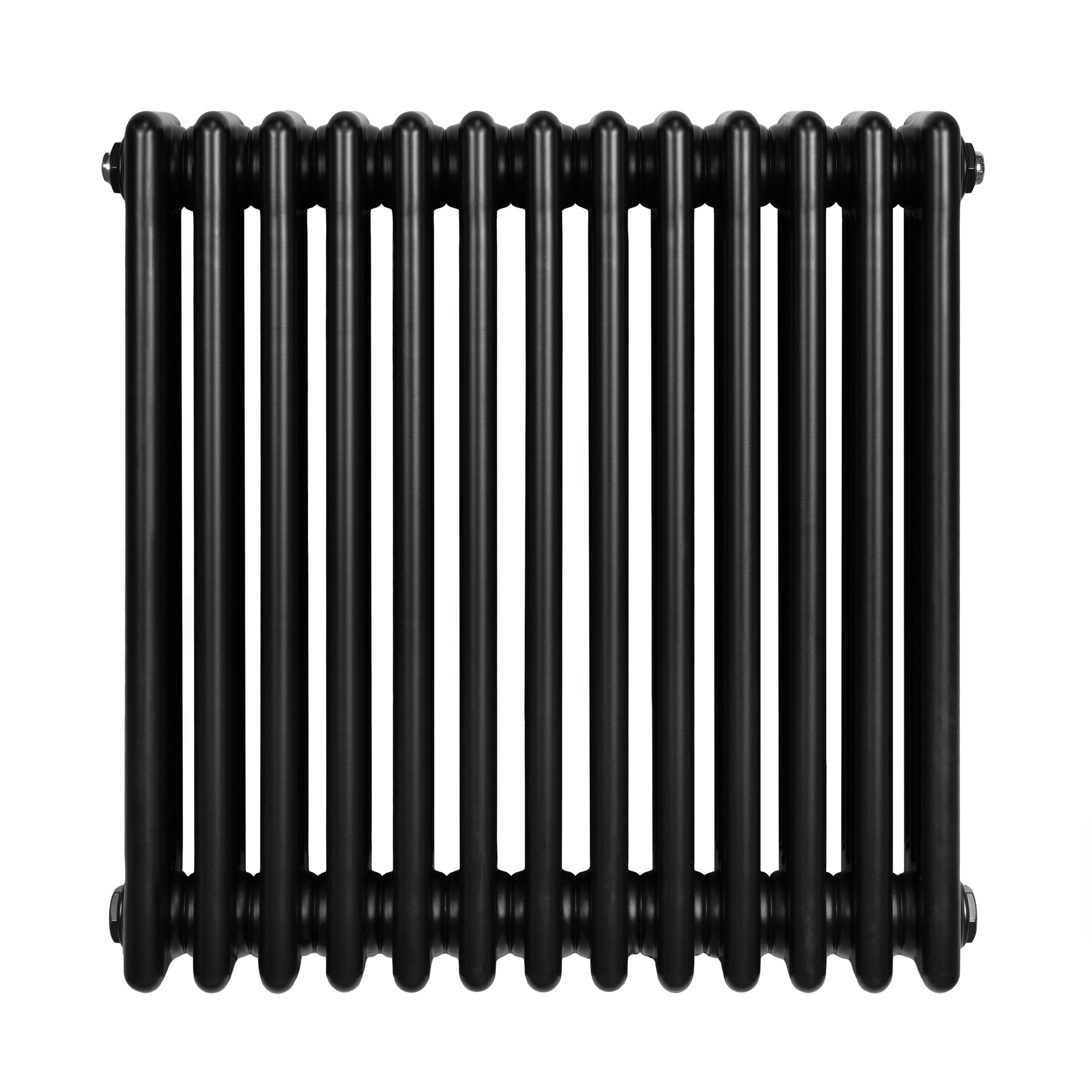 Q-Rax Radiatore Tradizionale 4 Colonne 600x605mm Nero