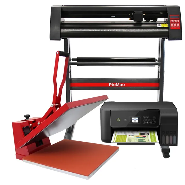 Q-Rax Commercio & Artigianato Kit Pressa a Caldo 50cm per Magliette