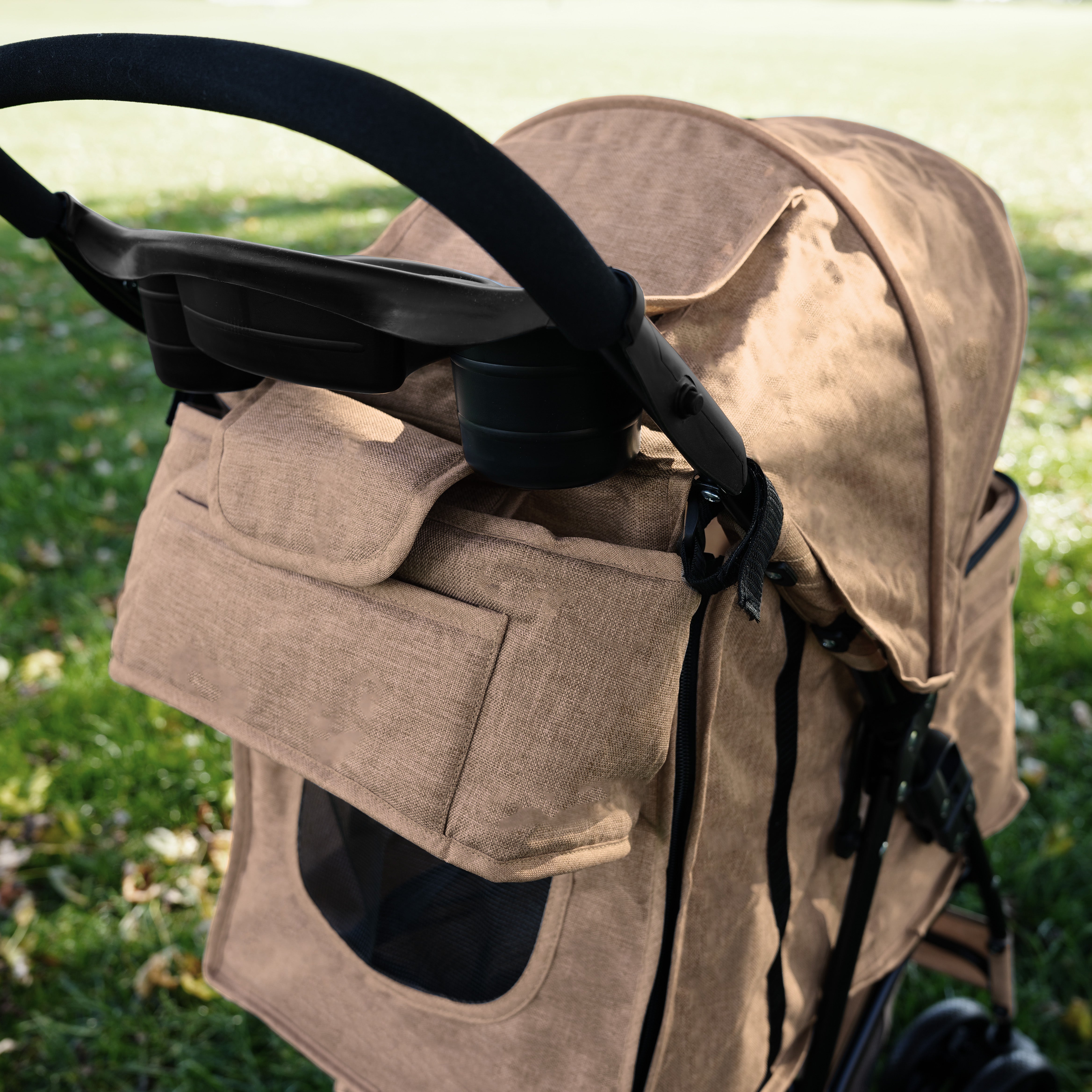 Q-Rax Borsa Organizer Passeggino Animali Beige