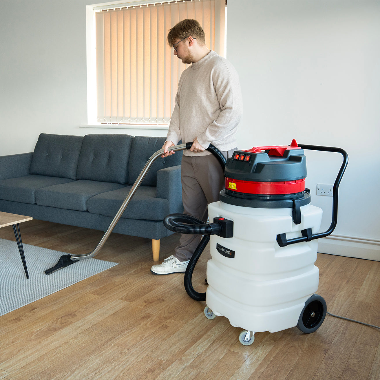 Maxblast 90L Aspirapolvere Industriale Secco Umido 3000W