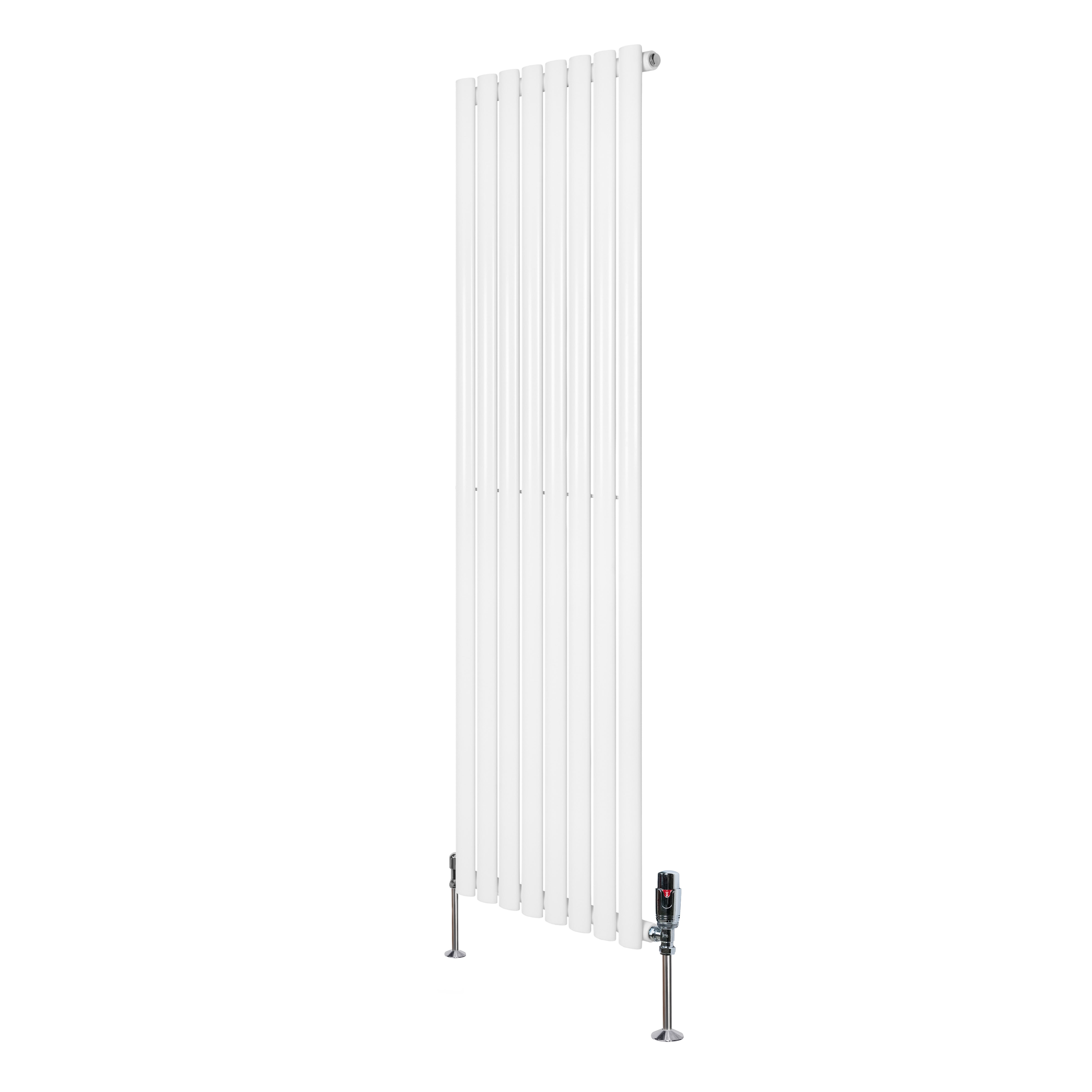 Q-Rax Radiatori Tradizionali ovale verticale 1600x480 radiatore bianco