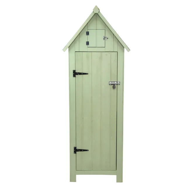 Q-Rax Casette in Legno Capanno Giardino Verde salvaspazio