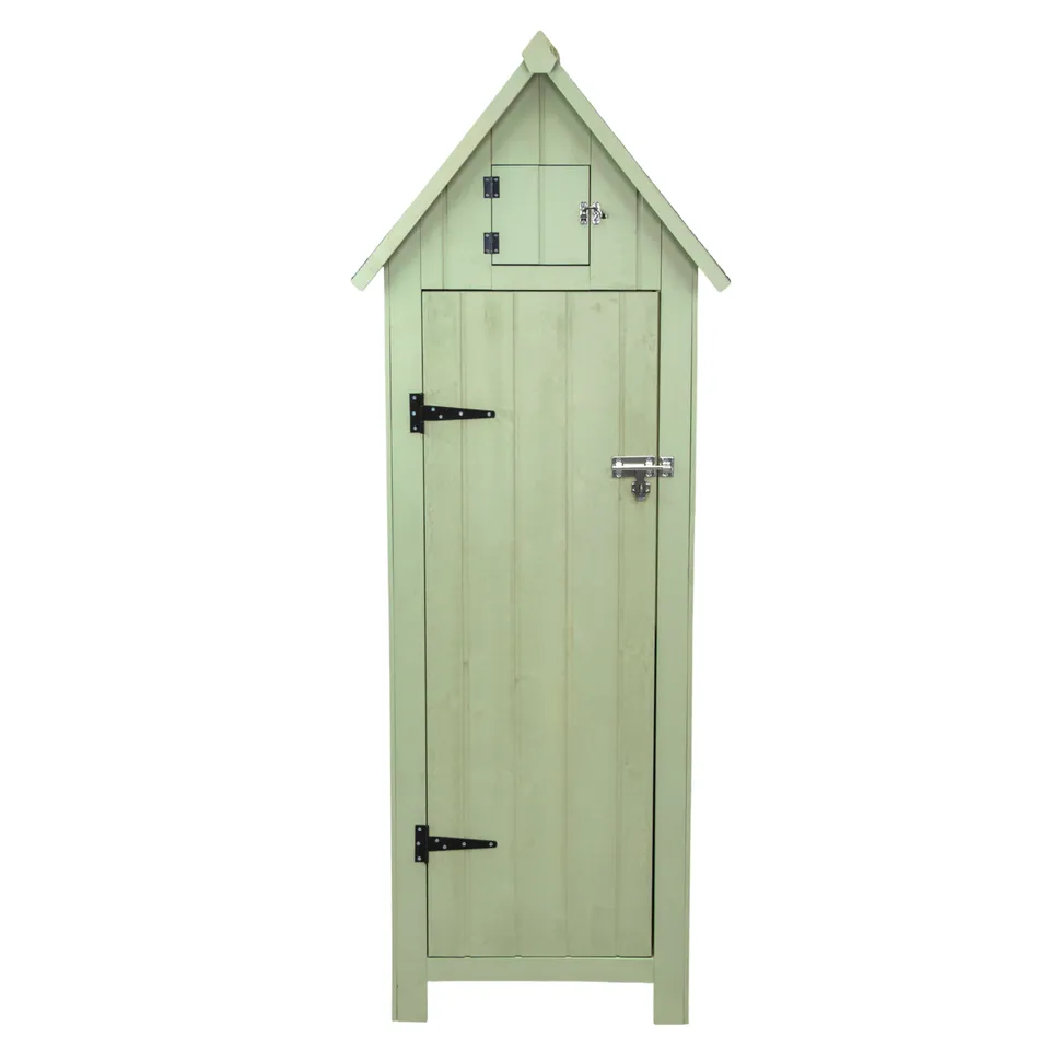 Q-Rax Casette in Legno Capanno Giardino Verde salvaspazio